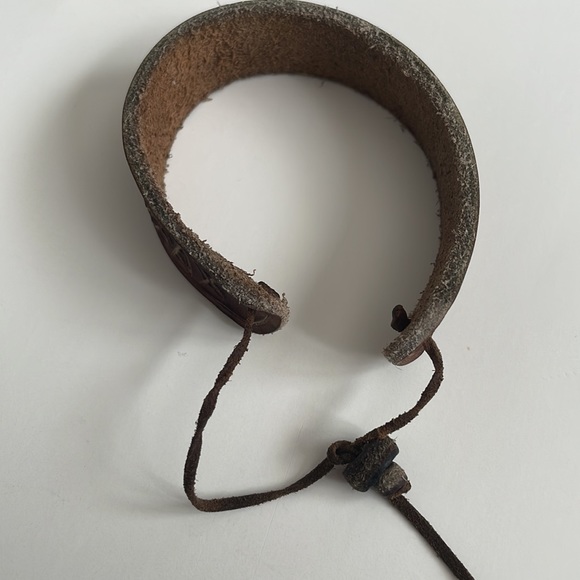 Calvin Klein Leather Bracelet and 2 Ukrainian Leather Bracelets 3 for 40$ - Picture 9 of 10